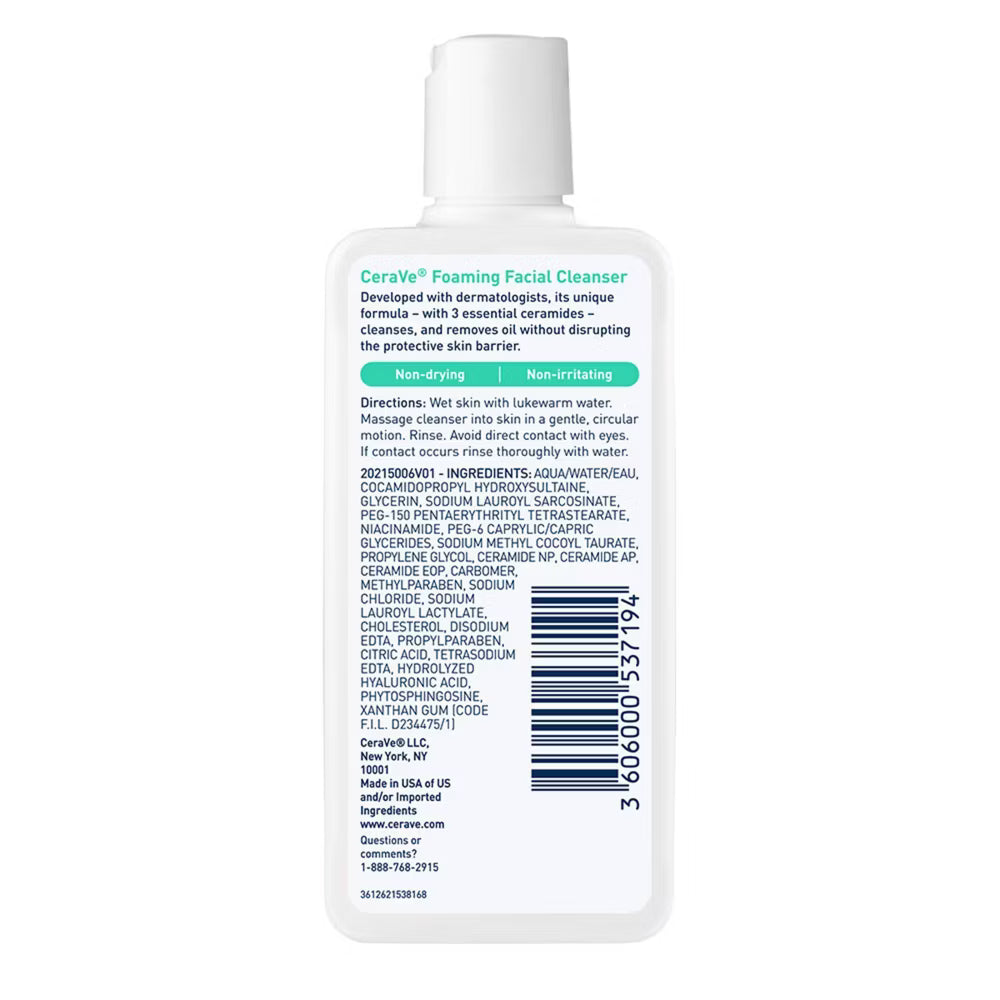 CeraVe Foaming Facial Cleanser
